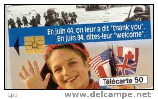 # France 443 F463 DEBARQUEMENT - WELCOME 50u So3 05.94 Tres Bon Etat - 1994