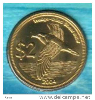 COCOS ( KEELING ) ISLANDS  $2  BIRD  FRONT EMBLEM  BACK 2004  UNC READ DESCRIPTION CAREFULLY !!! - Autres – Océanie