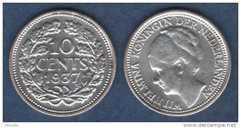 NEDERLAND - 10 CENT 1937 / WILHELMINA - 10 Cent