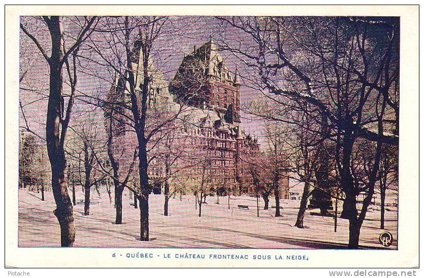 Québec - Château Frontenac Sous La Neige - PECO #6 - Neuve - Unused - Québec - Château Frontenac