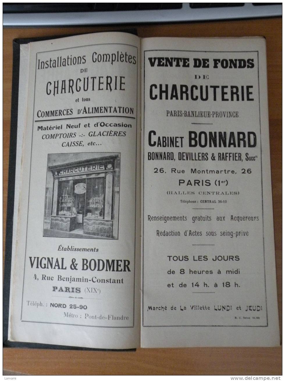 Agenda 1934 De Comptabilité établi Par Le Syndicat De La Charcuterie De Paris Et Du Département De La Seine . - Alimentaire