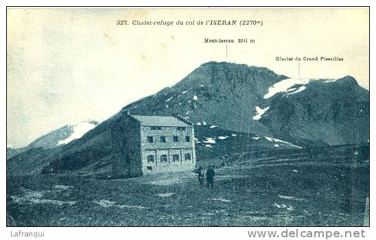 SPORTS D HIVER -ref 364- Refuge- Chalet Refuge Du Col De L Iseran - Carte Bon Etat - - Alpinisme