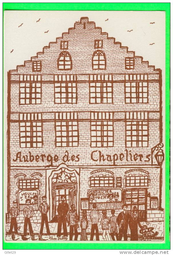 BRUXELLES - AUBERGE DES CHAPELIERS - DESSIN ALICE GALLOY - - Pubs, Hotels, Restaurants