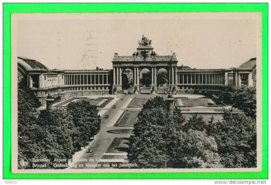 BRUXELLES - MUSÉES DU CENTENAIRE ET ARCADE - NELS - CARTE À CIRCULÉE EN 1964 - - Museos