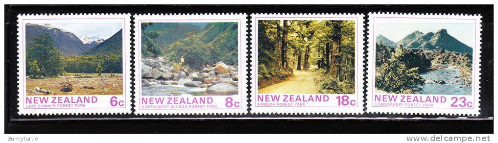 New Zealand 1975 State Forest Parks Scenery Mountains MNH - Ungebraucht