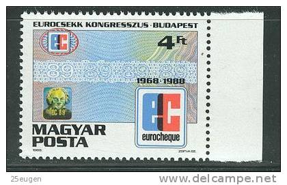 HUNGARY 1988 MICHEL NO 3965  MNH - Ungebraucht