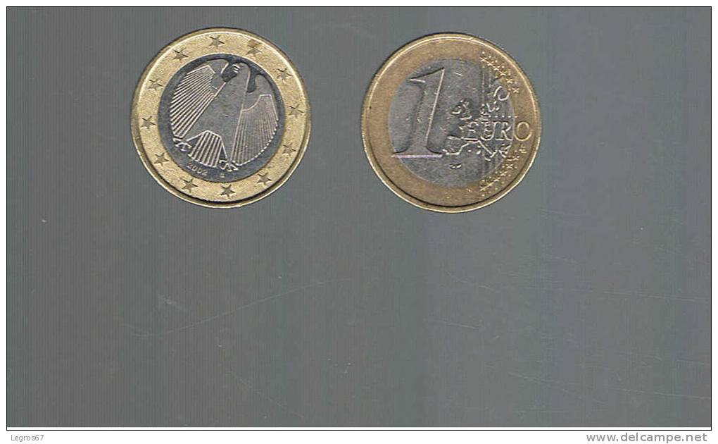 PIECE DE 1 EURO ALLEMAGNE 2002 G - Germania