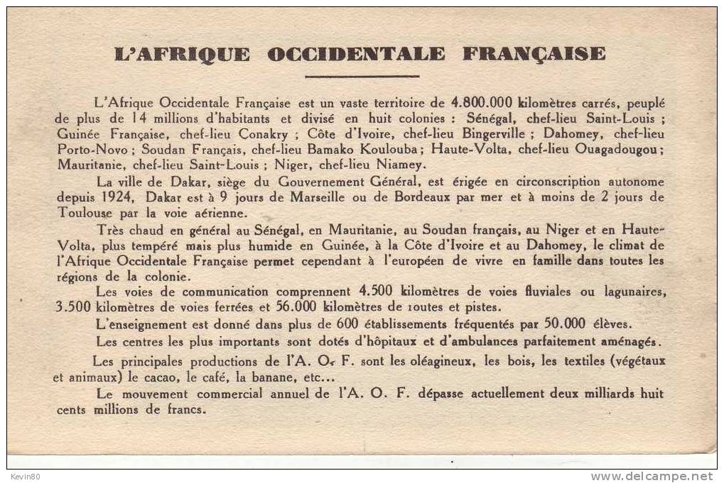 L'Afrique Occidentale Francaise - Guinée Française