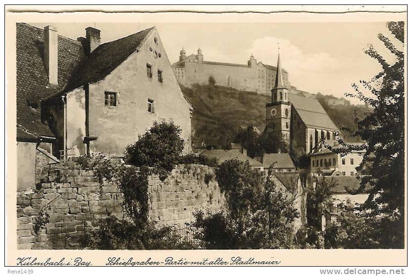 Kulmbach Schiessgraben-Partie Mit Alter Stadtmauer - Kulmbach