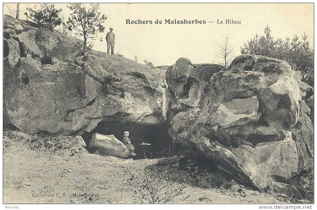 Rochers De MALESHERBES - Le Hibou - Malesherbes