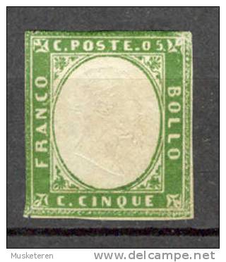 Italy Former States Sardinia 1862 Mi. 10c King Viktor Emanuel II MH*, €300,- - Sardinien