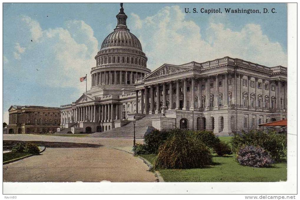 ETATS UNIS U.S. Capitol Washington D.C. Cpa Couleur - Washington DC