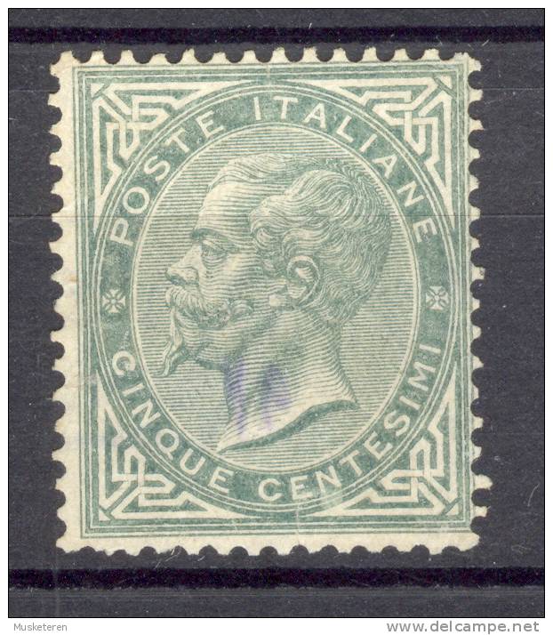 Italy Kingdom 1863 Mi. 16 King Viktor Emanuel II MNG €1700,- - Neufs