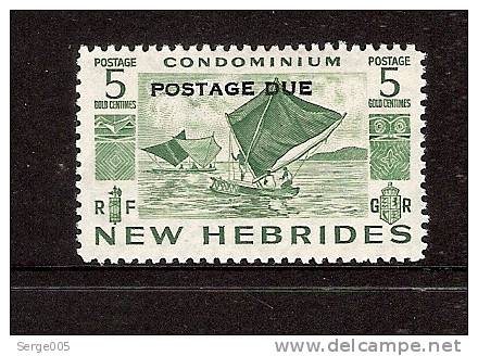 NOUVELLES HEBRIDES    VENTE No P2  /  42  MH*   Postage Due 1953 - Sonstige & Ohne Zuordnung