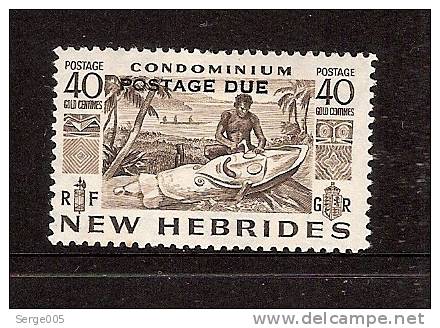 NOUVELLES HEBRIDES    VENTE No P2  /  45  MH*   Postage Due 1953 - Autres & Non Classés