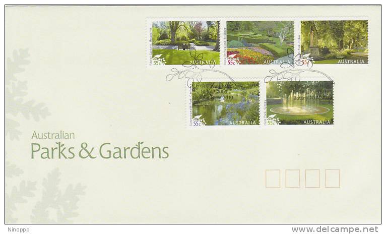 Australia-2009 Parks & Gardens   First Day Cover - Neufs