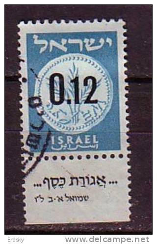 J4722 - ISRAEL Yv N°169 AVEC TAB - Oblitérés (avec Tabs)