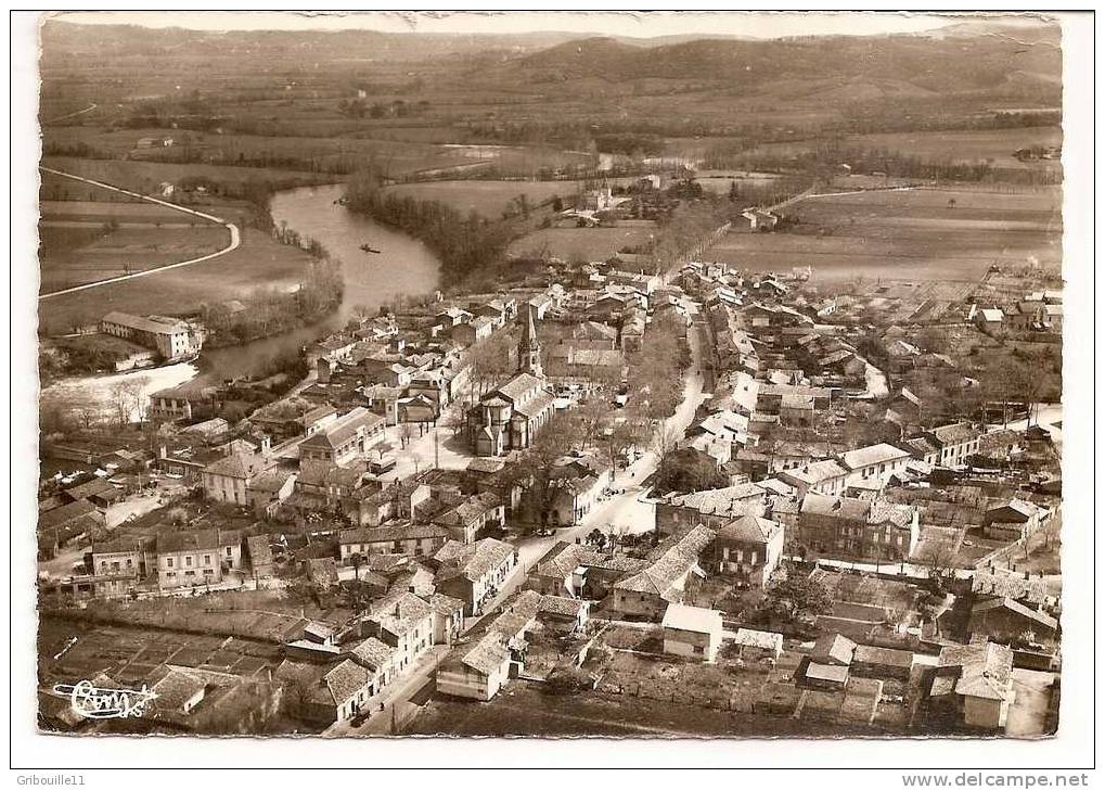 SAINT PAUL CAP DE JOUX   -  " VUE GENERALE Et  VALLEE DE L´AGOUT "  -   Editeur : COMBIER De Macon    N° 3. A - Saint Paul Cap De Joux