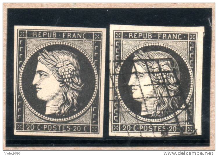 FRANCE : TP N° 3 (*) - 1849-1850 Cérès