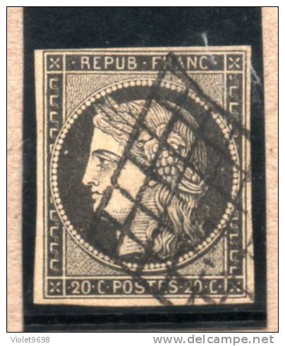 FRANCE : TP N° 3 ° - 1849-1850 Ceres