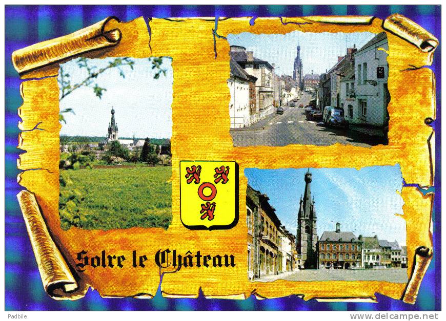 Carte Postale  59.  Solre-le-Chateau  Trés Beau Plan - Solre Le Chateau