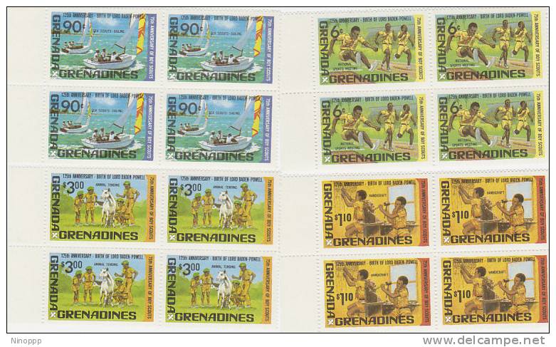 Grenada Grenadines-1982 Scouting Year Set Of 4 MNH - Other & Unclassified