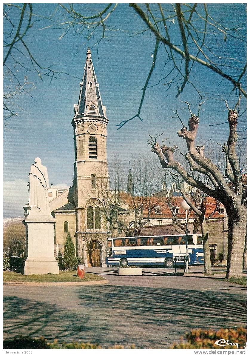 Gap Place De L'église Et Car Bus, Ed Cim - Gap