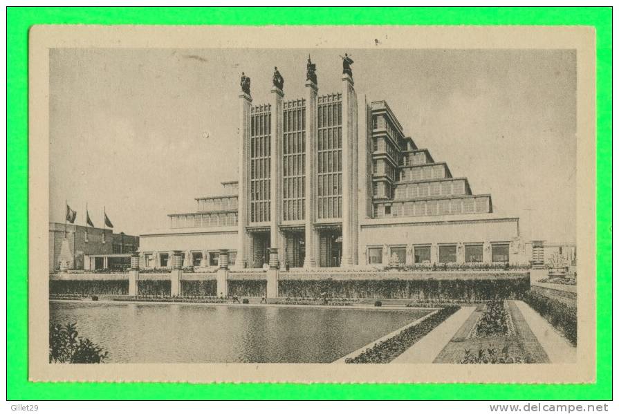 BRUXELLES, BELGIQUE - EXPOSITION 1935 - PALAIS DU CENTENAIRE - - Universal Exhibitions