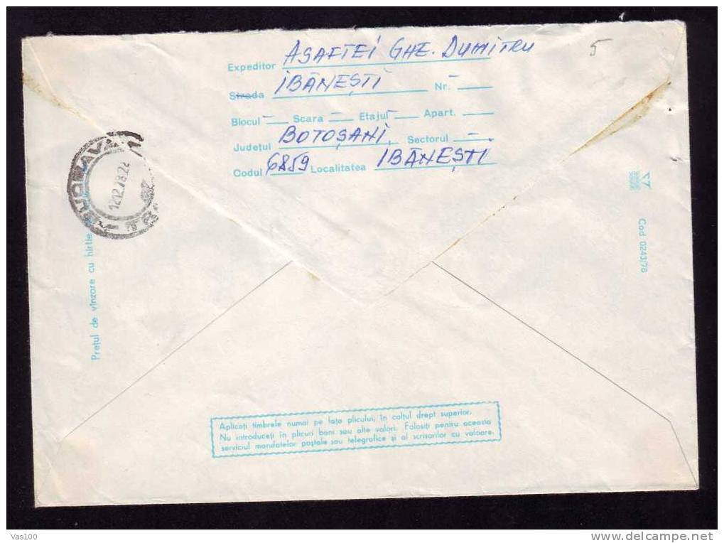 Nice Franking 2  Stamp  , Registred AR 1978 On Stationery Cover. - Lettres & Documents