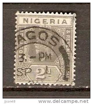 Nigeria 1921  2d  Grey  (o) - Nigeria (...-1960)