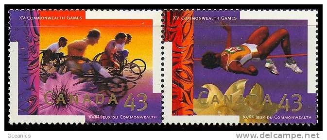 Canada (Scott No.1520a - 15e Jeux Du Commonwealth / XV Commenwealth Games) [**] - Unused Stamps