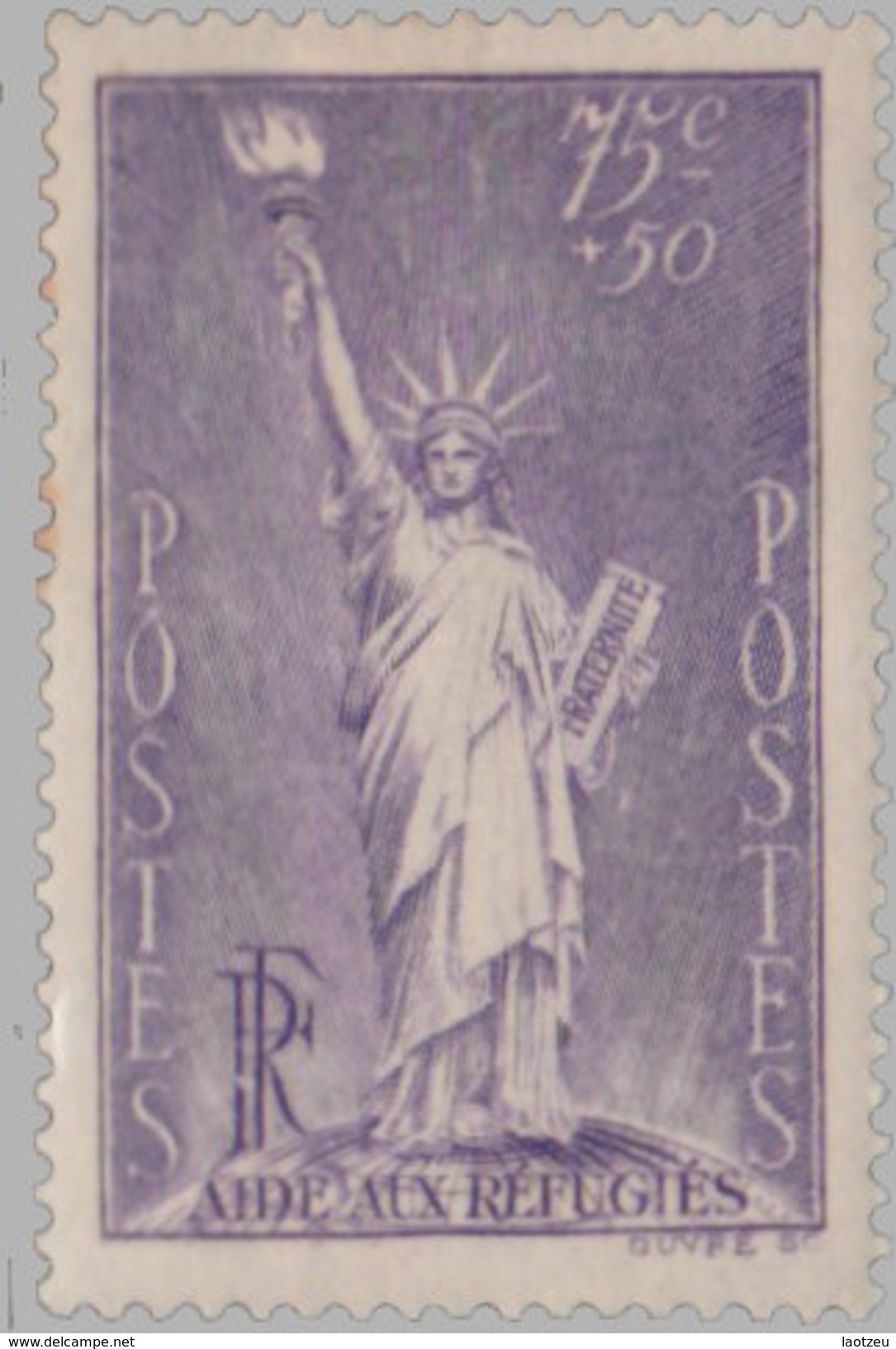 France 1936. ~ YT 309* - Statue De La Liberté - Neufs