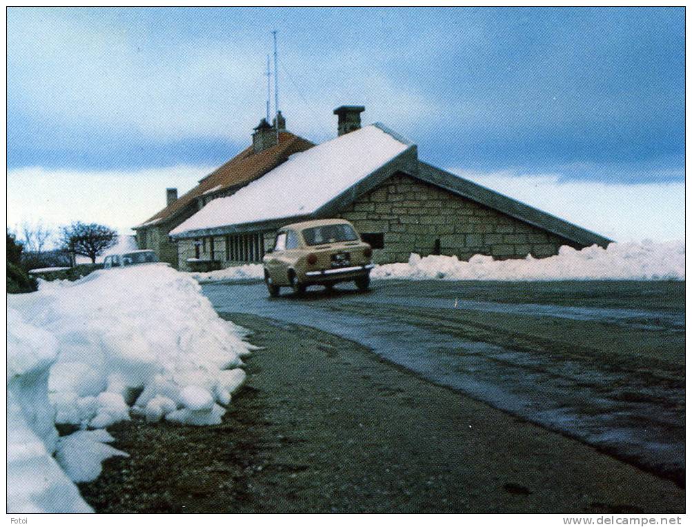 REAL PHOTO POSTCARD SERRA DA ESTRELA POUSADA DE S. LOURENÇO PORTUGAL FIAT 850 - Guarda