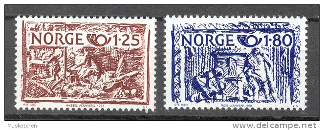 Norway 1980 Mi. 821-22 NORDEN Issue Hand Work Art Handwerkskunst MNH - Ungebraucht