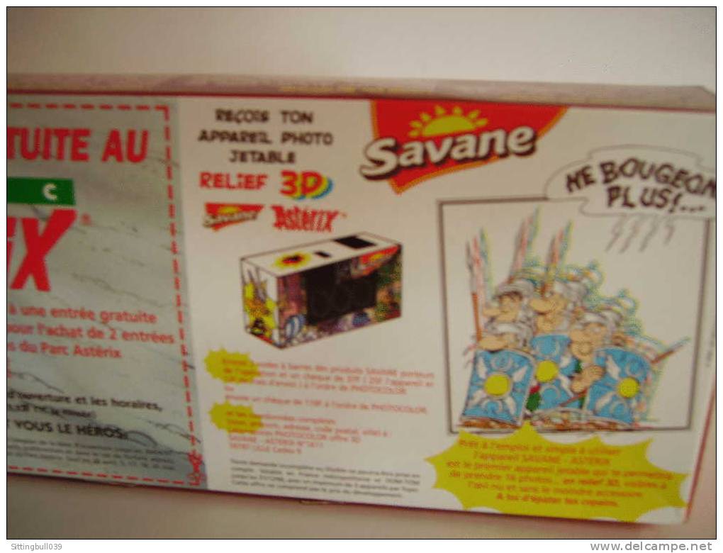 ASTERIX. EMBALLAGE PUB CARTONNE SAVANE ROLL DE BROSSARD. 1995 Les Ed. Albert René/GOSCINNY-UDERZO - Asterix