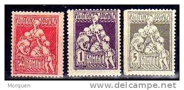 Rumania. Asistencia Social. Sellos Para Uso Fiscal 1921 - Strafport