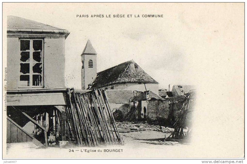 LE BOURGET (93) Guerre De 1870 Commune église Ruines - Le Bourget