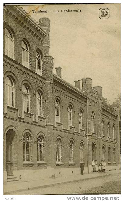 CP De TURNHOUT " La Gendarmerie " Avec Cachet Relais De RAEVELS ( Ravels ) - Turnhout