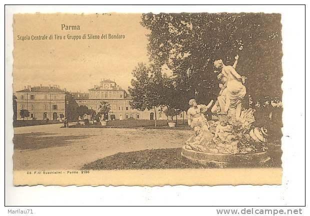 Emilia Romagna PARMA Scuola Tiro Gruppo Sileno Bordaro 1906 Viaggiata - Parma