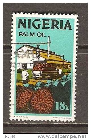 Nigeria 1973-74  18k Palm Oil Production (o)  Photo (a) - Nigeria (1961-...)