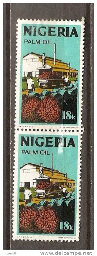 Nigeria 1973-74  18k Palm Oil Production (o)  Photo (a) - Nigeria (1961-...)