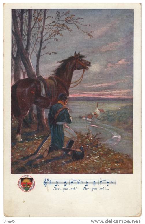 Deutscher Schulverein German School Association ´Morgenrot´ Card #151, German Artist Postcard - 1900-1949