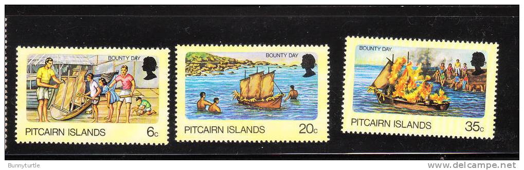 Pitcairn Islands 1978 Bounty Day Ships MNH - Islas De Pitcairn