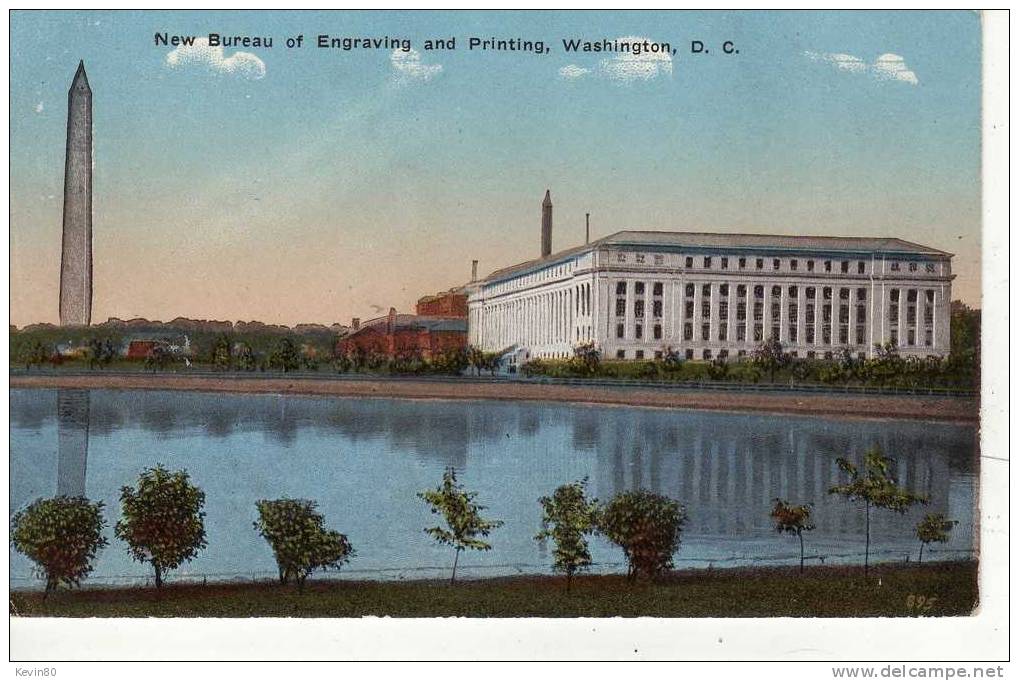 ETATS UNIS New Bureau Of Engraving And Printing Washington D.C. Cpa Couleur - Washington DC