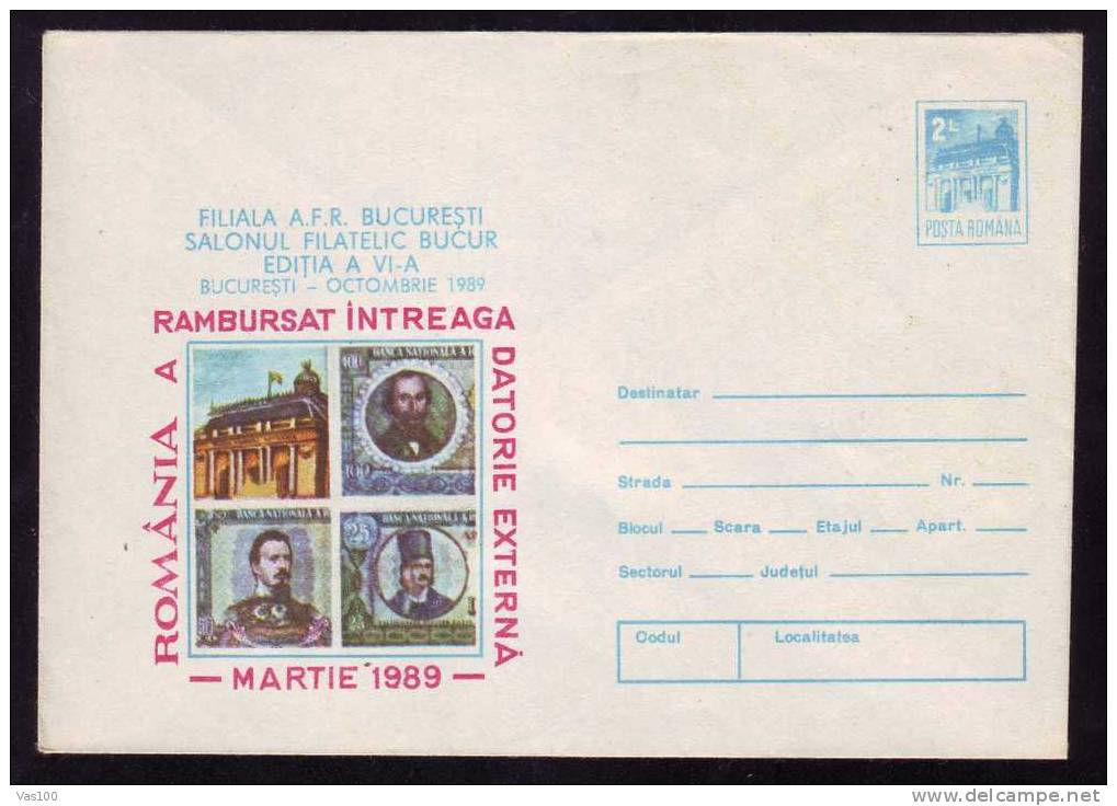 Papper Money – Roman Coin Stationery - 1979 Cover Romania. - Monnaies