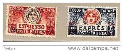Ita Mi.Nr.118-19/   ITALIEN - (Sass.4-5) 1926 ** MNH - Poste Exprèsse