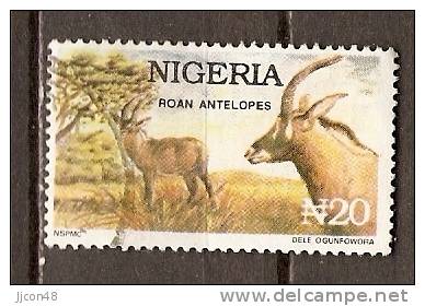 Nigeria 1993 Wildlife 20n (o) Roan Antelope - Nigeria (1961-...)