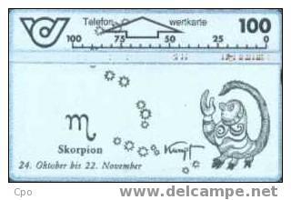 # AUSTRIA 100 Kumpf Skorpion Zodiac 100 Landis&gyr 10.94 Tres Bon Etat -zodiac,zodiaque- - Oesterreich