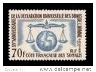 (16) Fr. Somali Coast / Cote Somalis  Human Rights / Droits Homme / Menschenrechte  ** / Mnh  Michel 356 - Andere & Zonder Classificatie