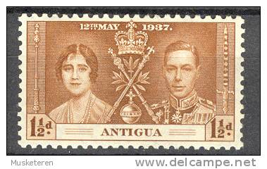 Antigua 1937 SG. 96 King George VI Coronation MH - Other & Unclassified